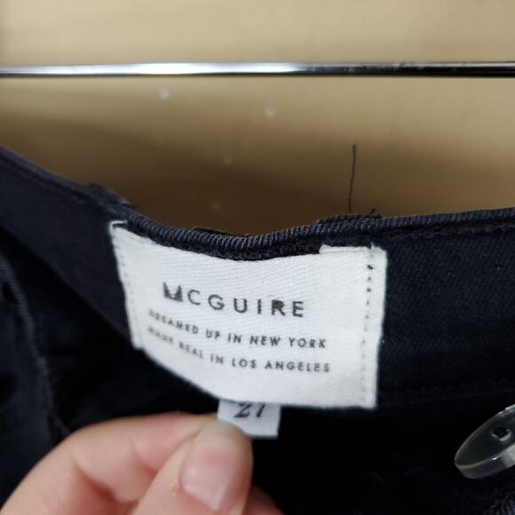 McGuire Isabeli Mid-Rise Lace-Up Skinny Jeans Size 27 - Picture 10 of 12